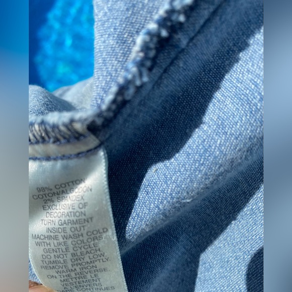 Susan Bristol NWT Embroidered Denim Jacket Size XL - Picture 8 of 8